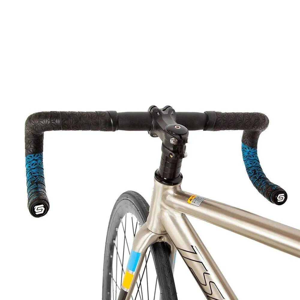 1 pair  New Road Bicycle Double-Color Chrysanthemum Pattern Bar Tape EVA/PU oft Anti-Vibration Wrap Tape Durable Bartape 2150mm