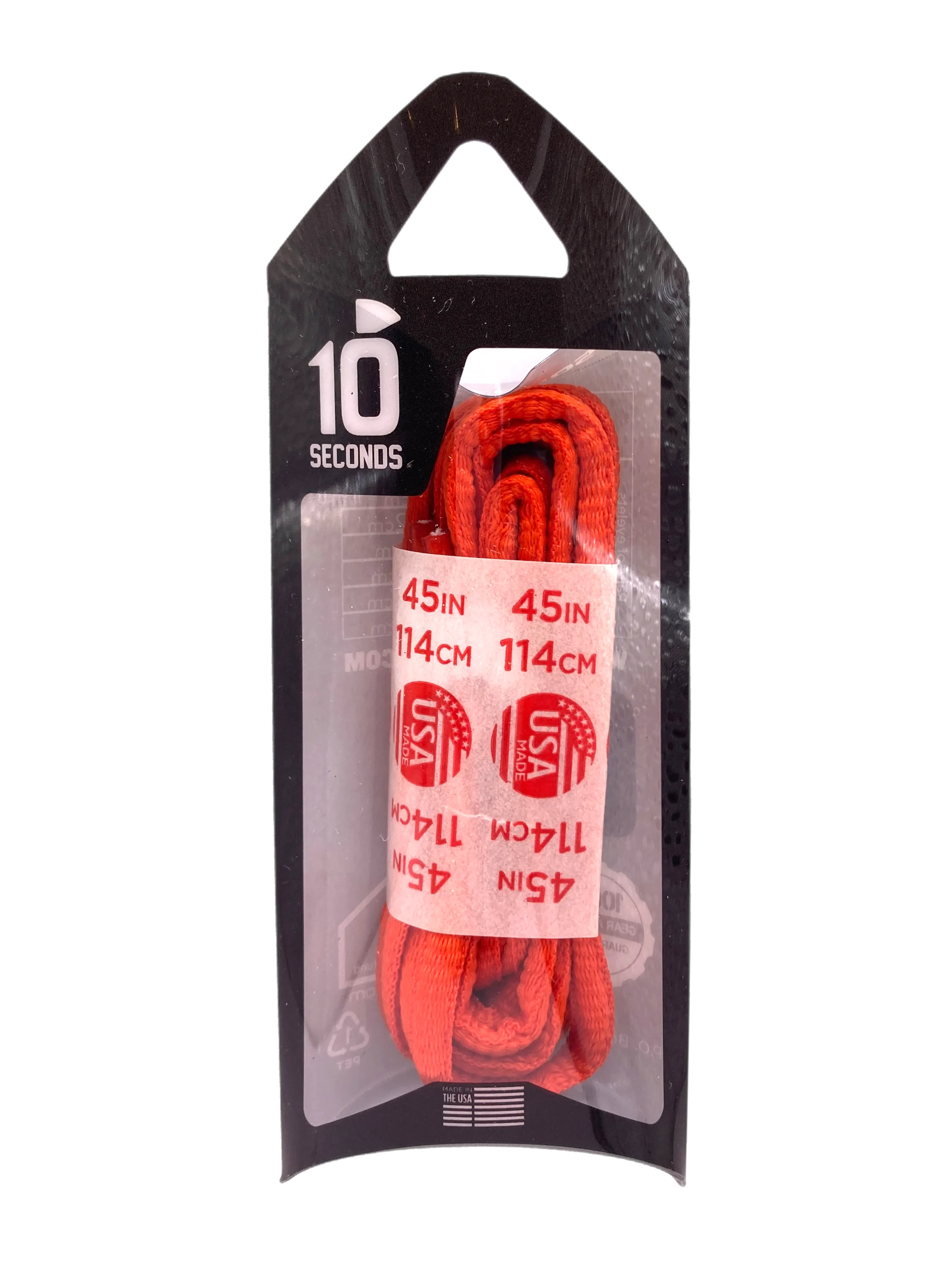 10 Seconds ® Athletic Oval Laces | Burnt Orange