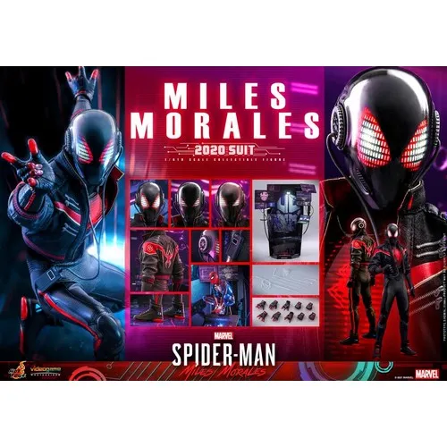 1:6 Marvel Spider-Man : Miles Morales - Miles Morales 2020 Suit Figure VGM49 Hot Toys