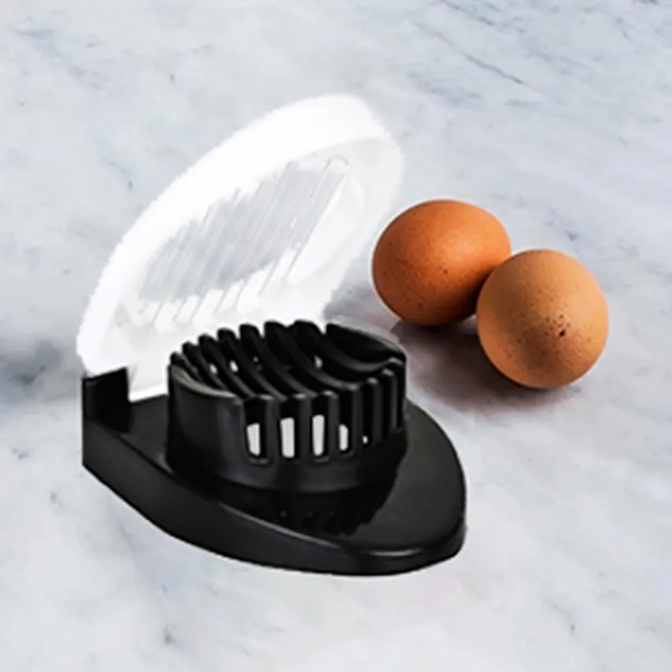 2129 Oval Shape Plastic Multi Purpose Egg Cutter / Slicer with Stainless Steel Wires
