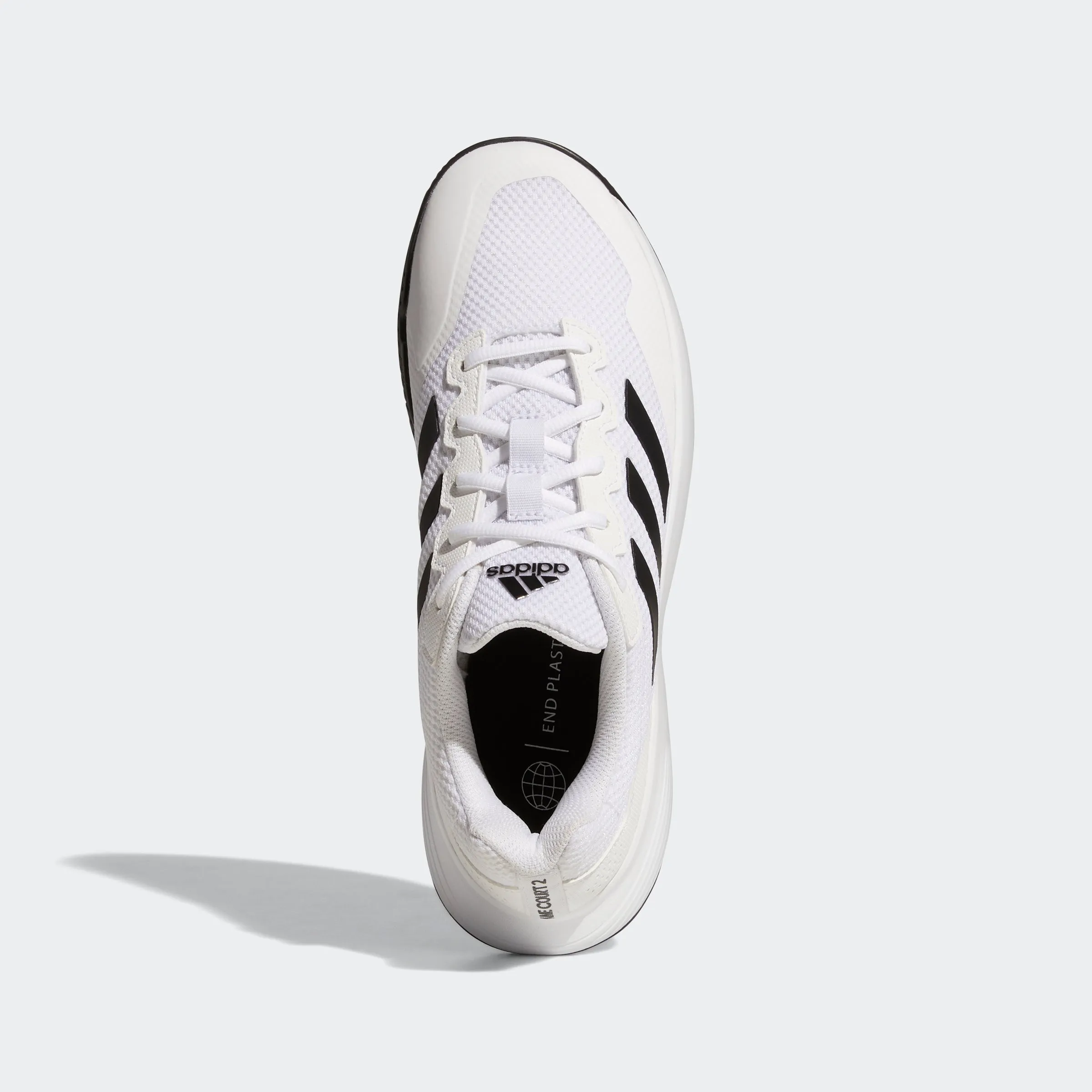 adidas Gamecourt 2.0 Tennis Shoes | Black/White | Men's