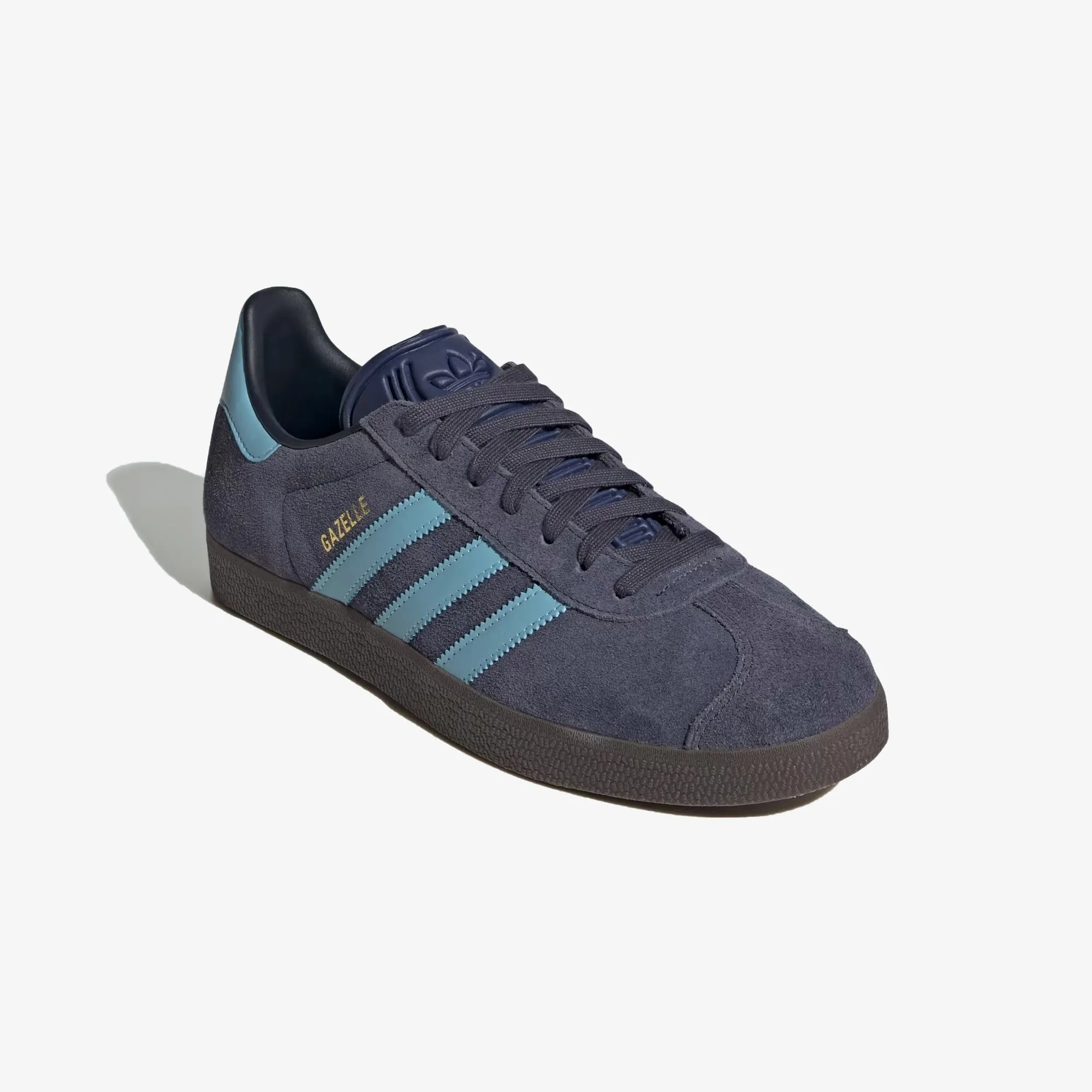 Adidas Originals | GAZELLE  { SHADOW NAVY /CLEAR BLUE/GUM