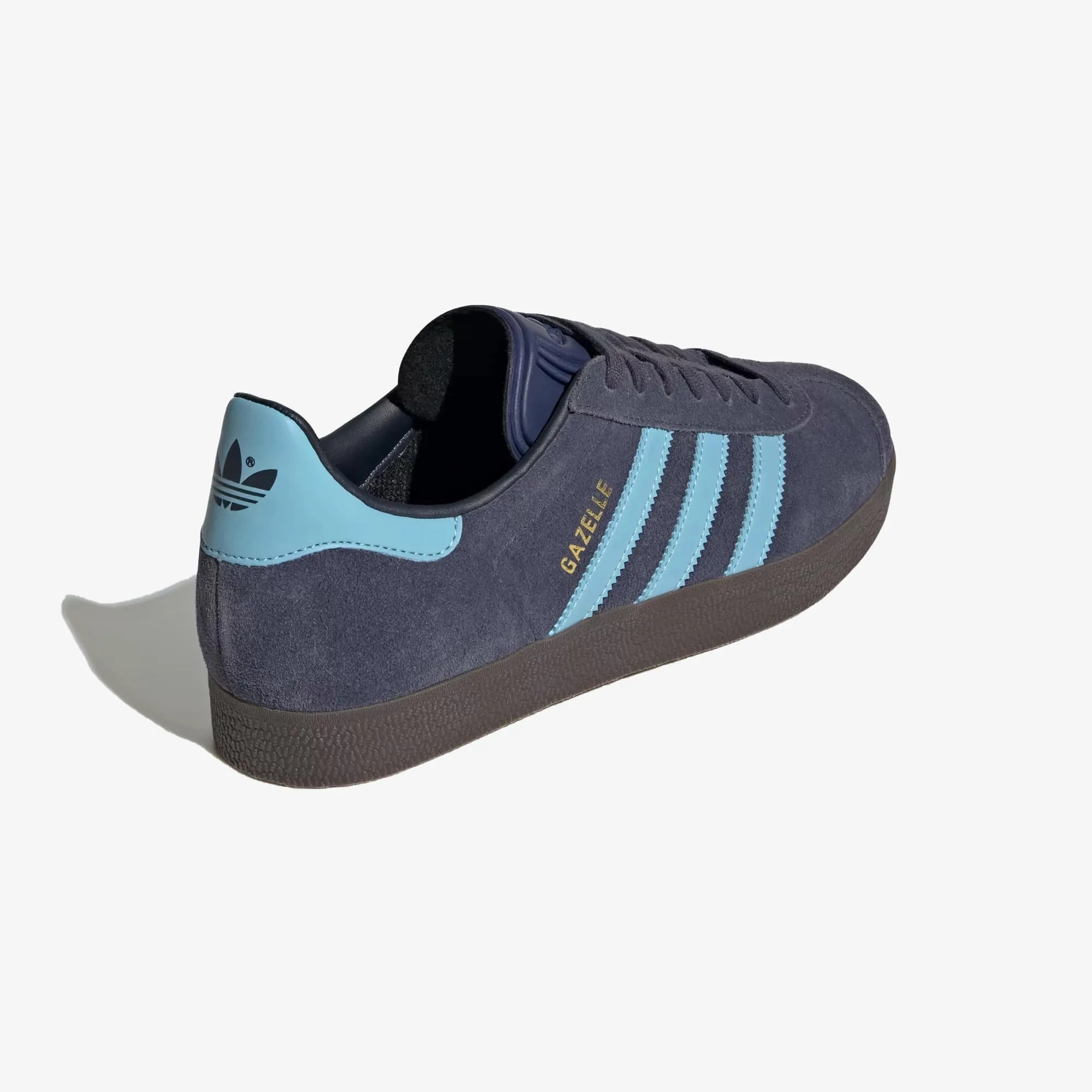 Adidas Originals | GAZELLE  { SHADOW NAVY /CLEAR BLUE/GUM