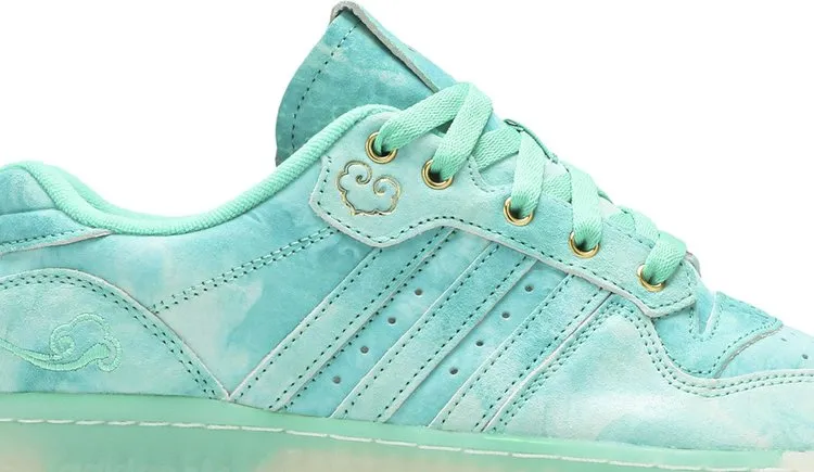 Adidas Rivalry Low 'Hi Res Green' Sneakers, Turquoise