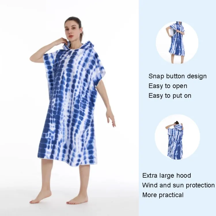 Adult Hooded Bath Towel Fine Fiber Beach Quick Dry Bathrobe, Size: 110x75cm(Turtle)