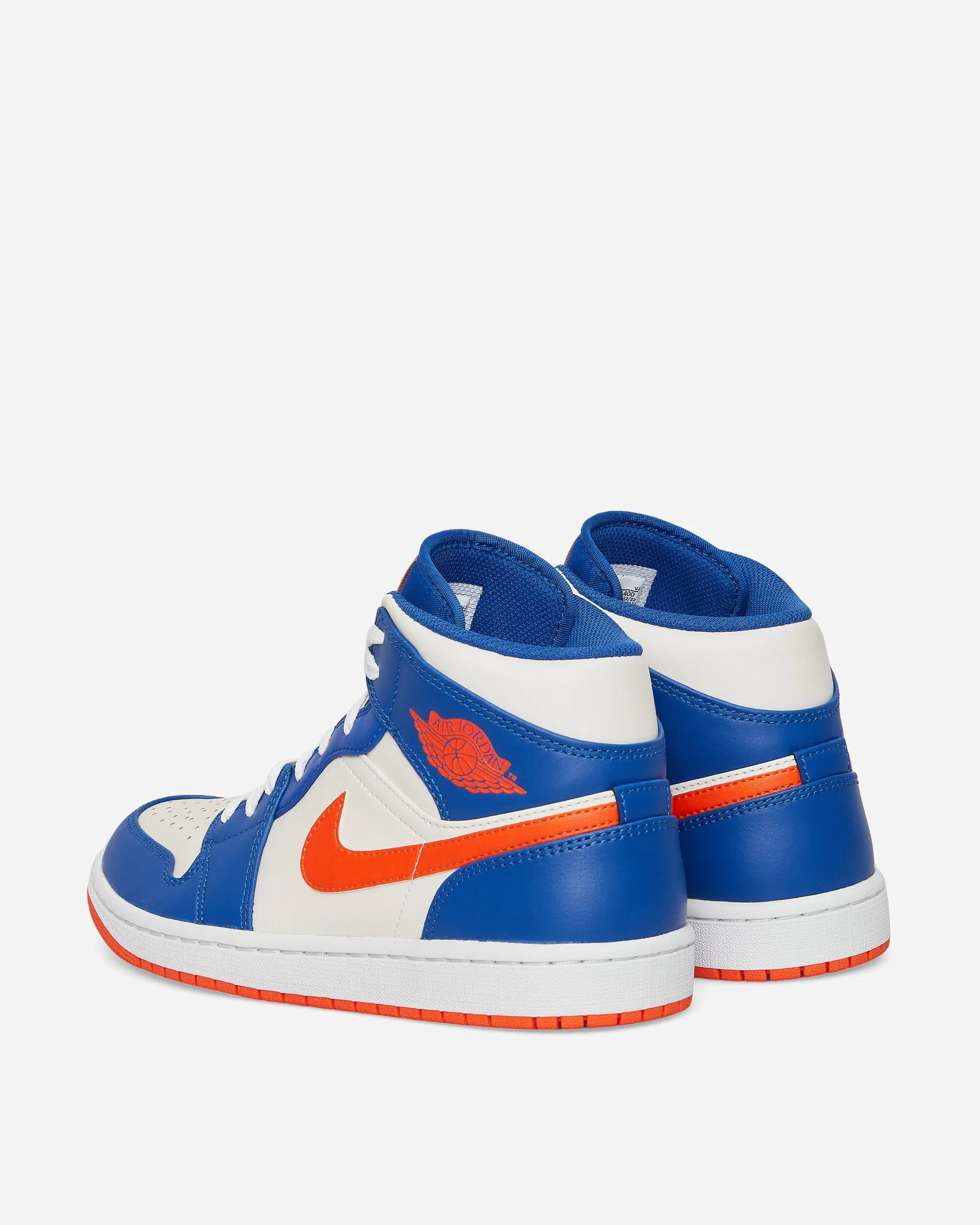 Air Jordan 1 Mid Sneakers Game Royal / Rush Orange