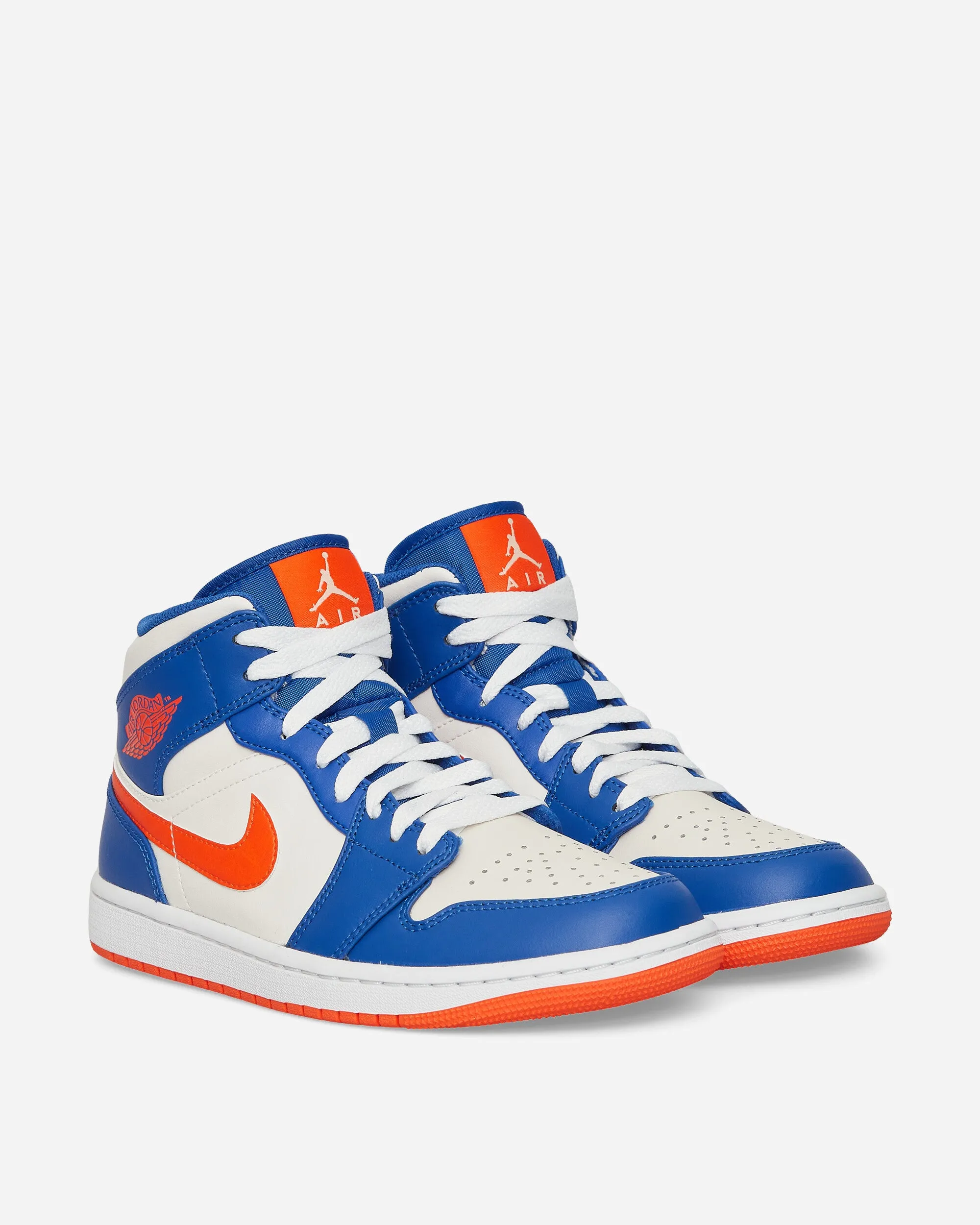 Air Jordan 1 Mid Sneakers Game Royal / Rush Orange