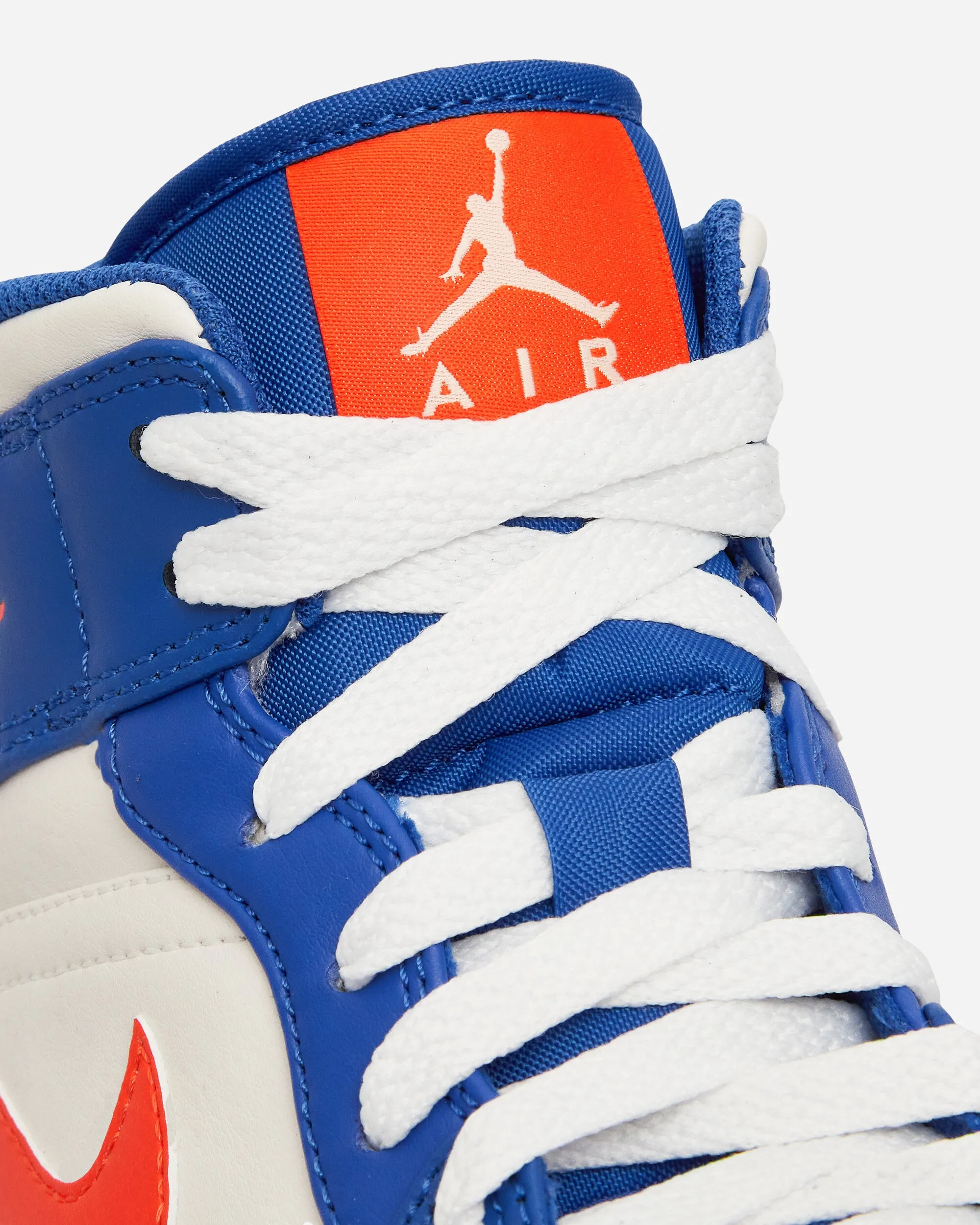 Air Jordan 1 Mid Sneakers Game Royal / Rush Orange