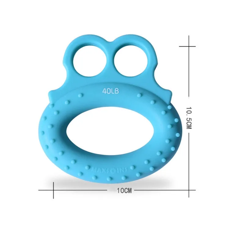 Angry Frog Shape Finger Grip Device Finger Strength Exercise Grip Ring(60LB (Orange))