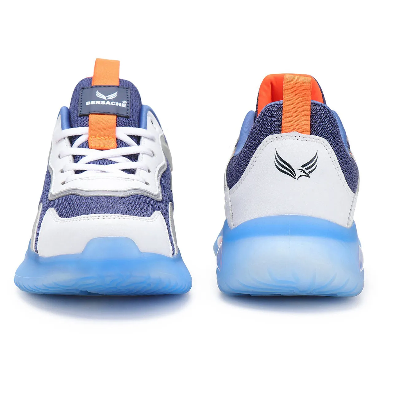 Bersache Lightweight Sports Running Shoes For Men Blue-9052