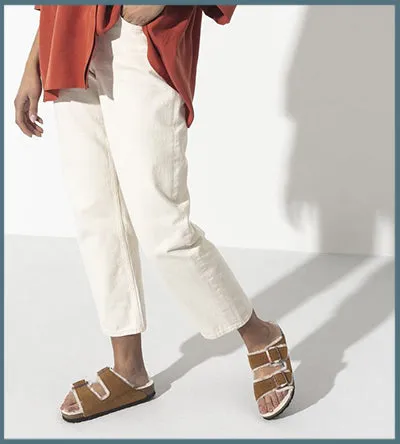 BIRKENSTOCK ARIZONA SHEARLING MINK