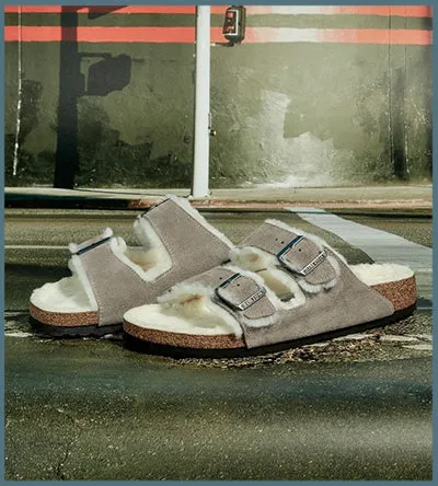 BIRKENSTOCK ARIZONA SHEARLING MINK