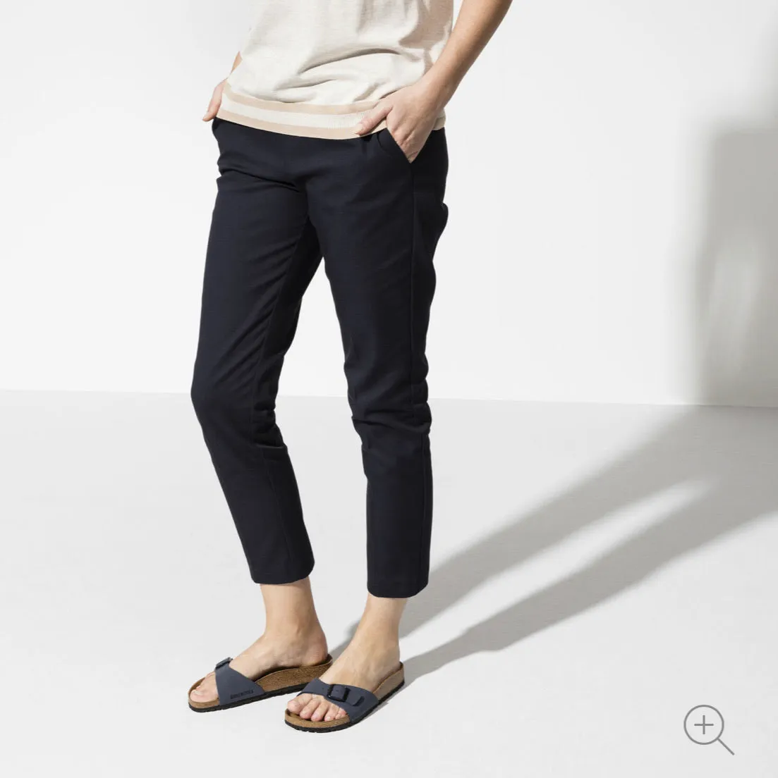 Birkenstock Madrid Nubuck Navy Birko-Flor Made In Germany