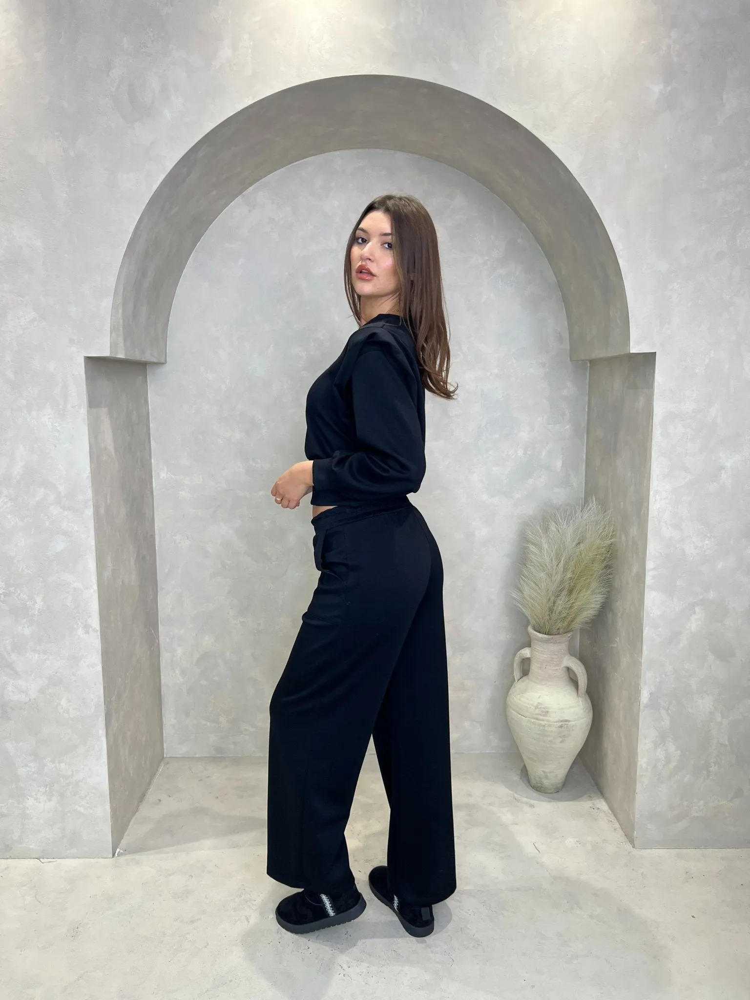 Black Pocket Jogging Bottoms