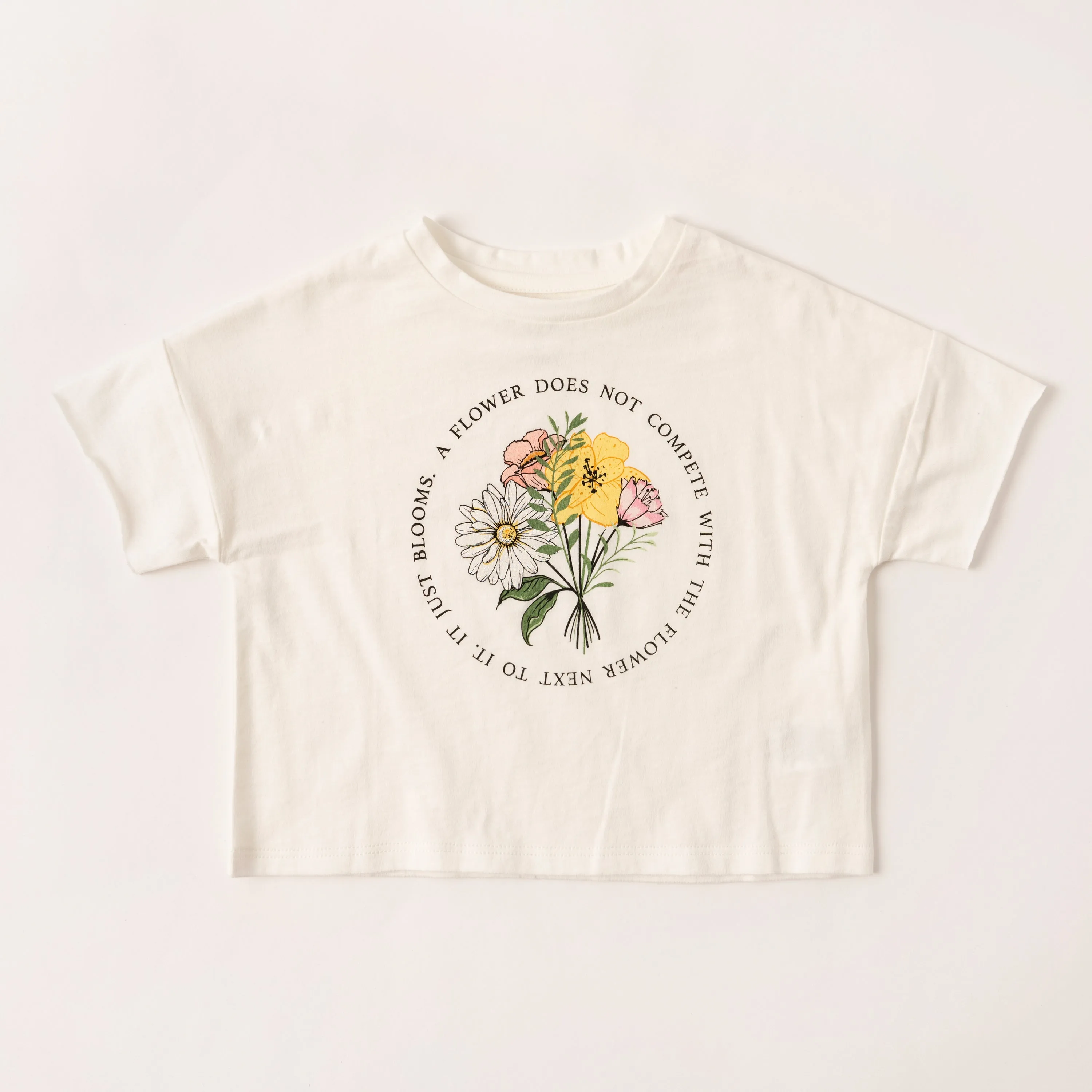 Blooms Boxy Tee