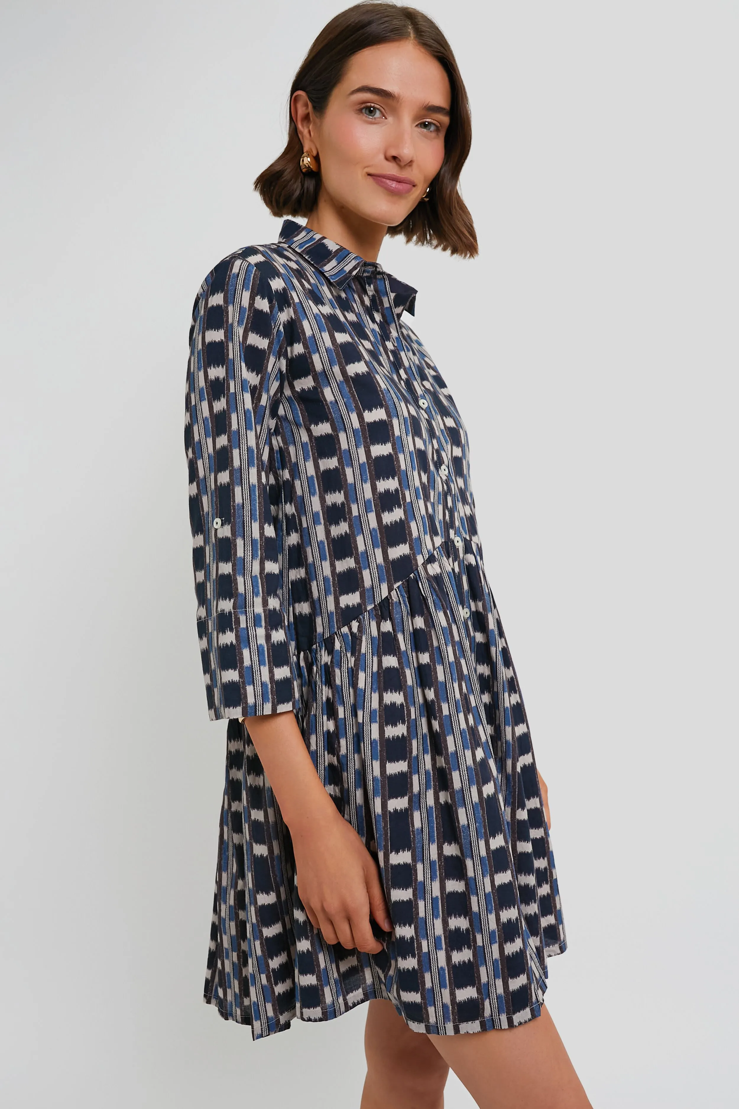 Blue Manuel Deauville Short Dress