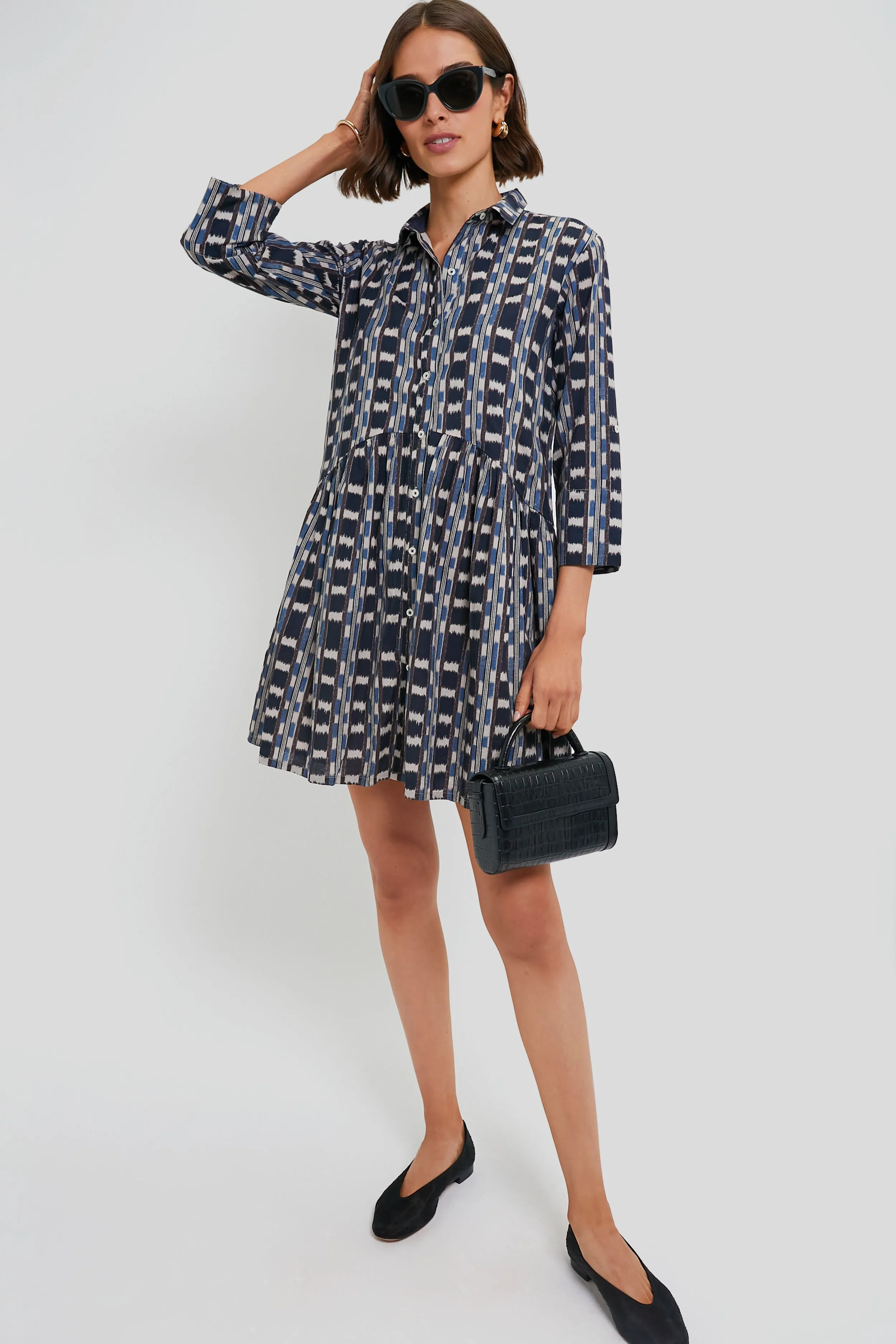 Blue Manuel Deauville Short Dress