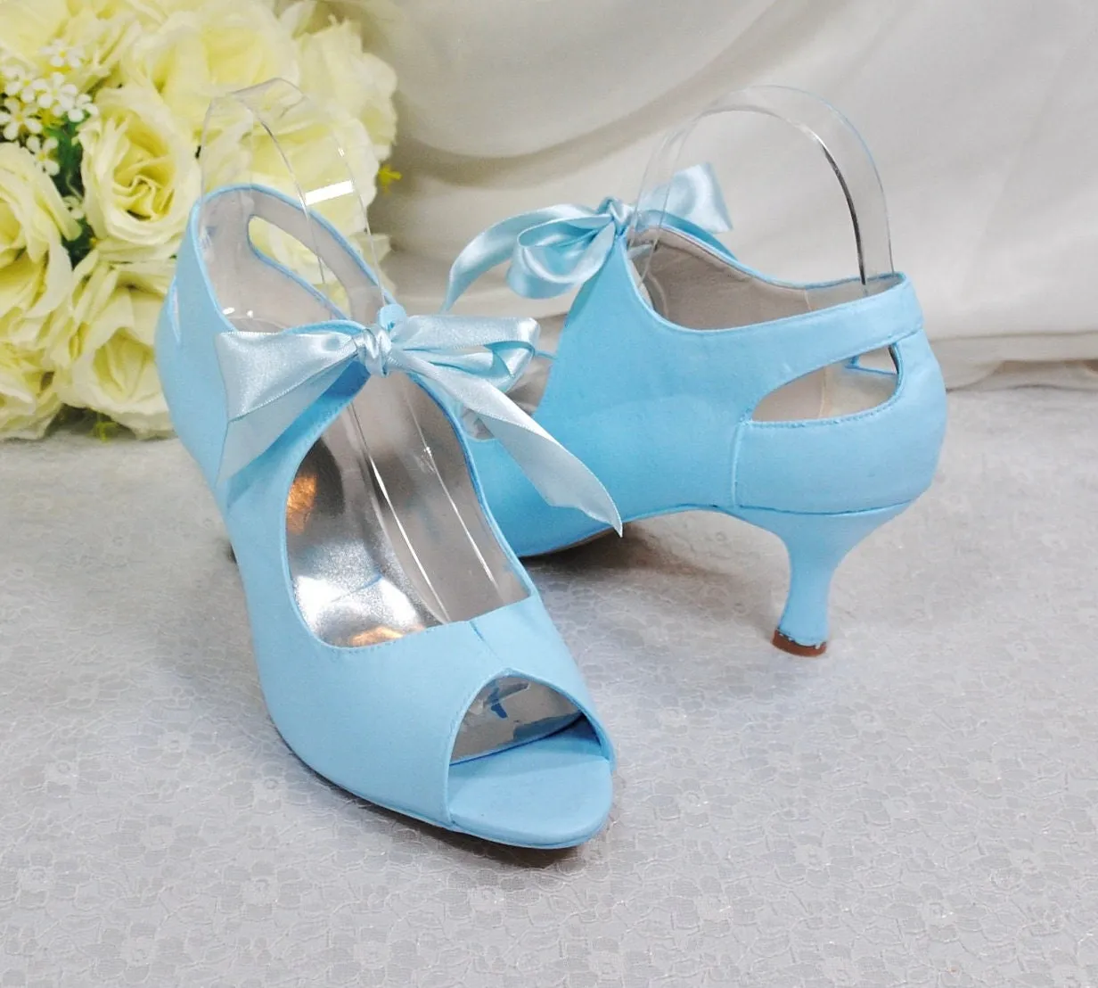 Blue Vintage Booties