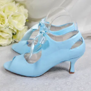 Blue Vintage Booties