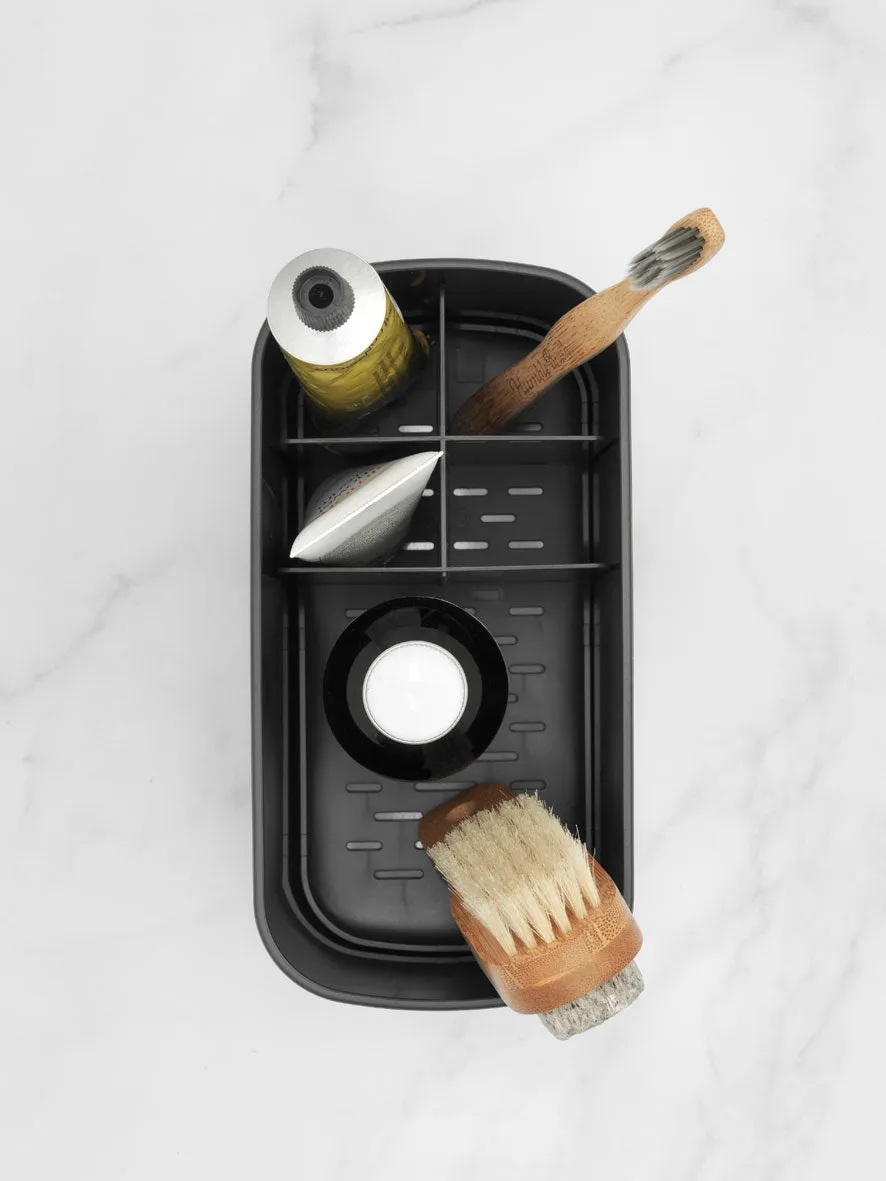 Brabantia ReNew Bathroom Caddy, Dark Grey