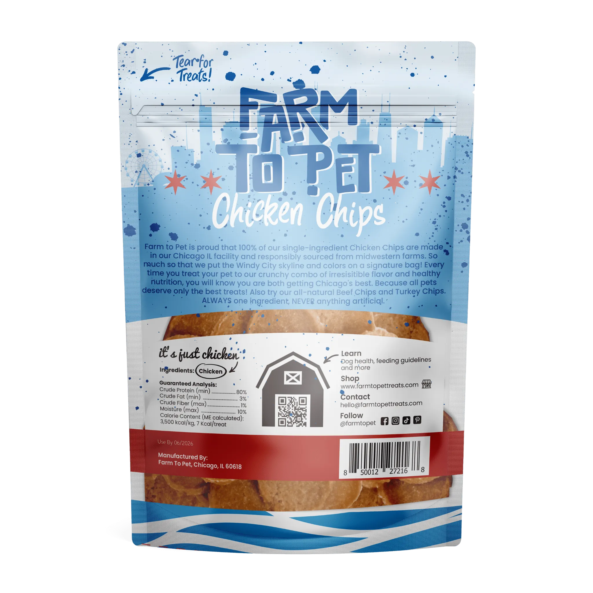 Chicago Chicken Chips for Dogs