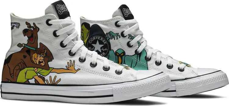 Converse Scooby-Doo x Chuck Taylor All Star High The Gang and Villains sneakers, white