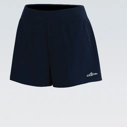 DOLFIN AQUASHAPE Women's Navy Solid Loose Fit Short