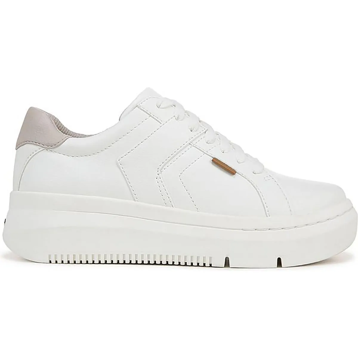 Dr. Scholl's Shoes Womens Sadie Leather Lifestyle Casual And Fashion Sneakers