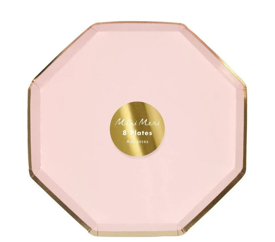 Dusky Pink Side Plates (set of 8)