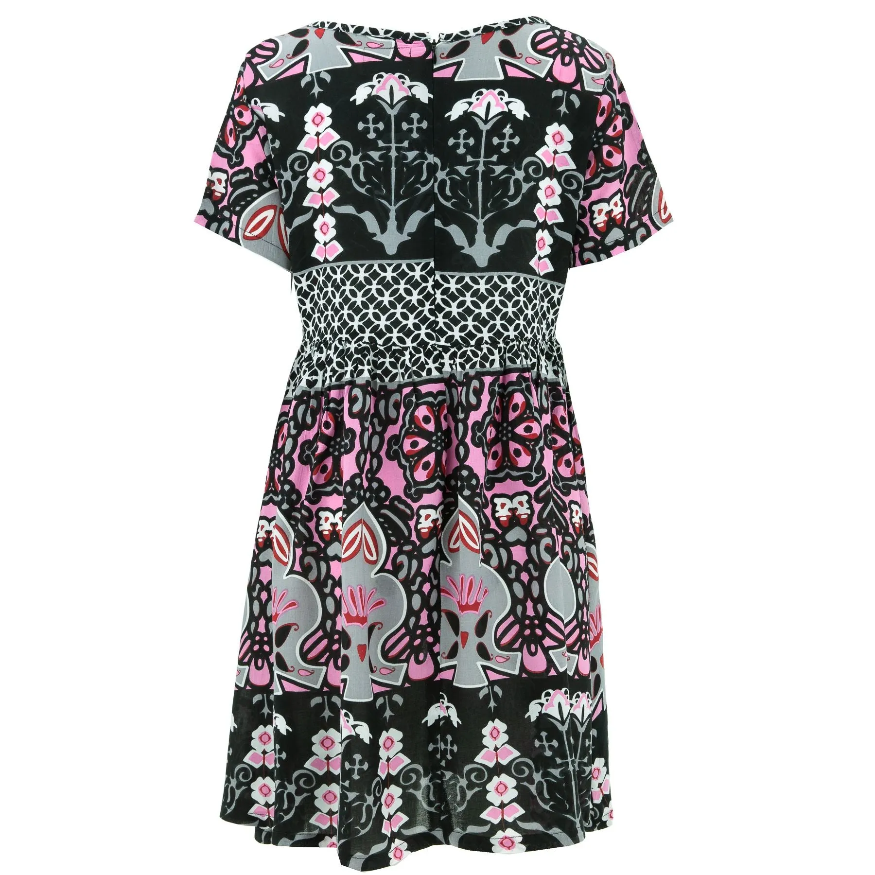 Empire Line Tea Dress - Fleur-De-Lis