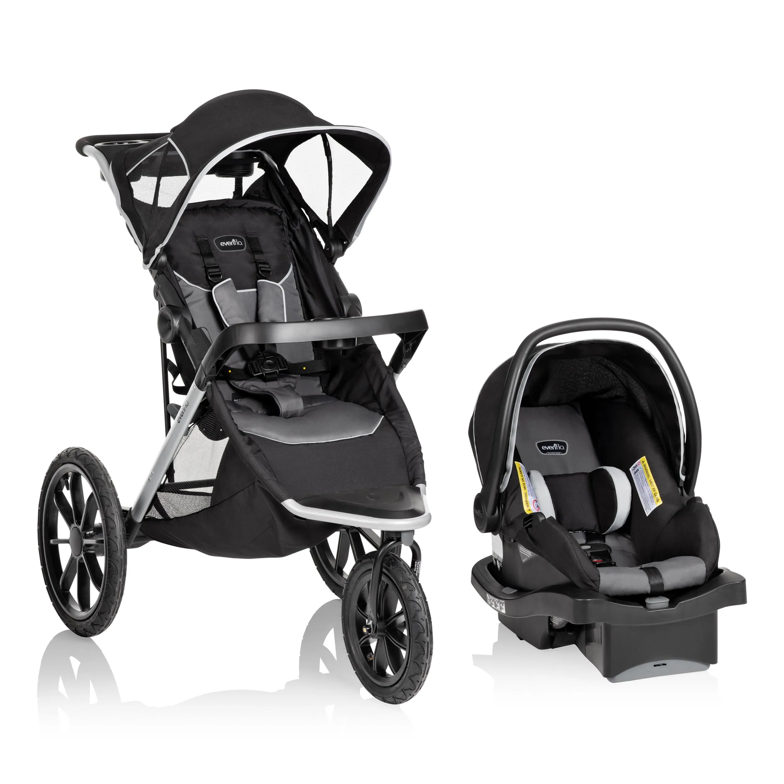 Evenflo Victory 3 Wheel Jogging Travel System.