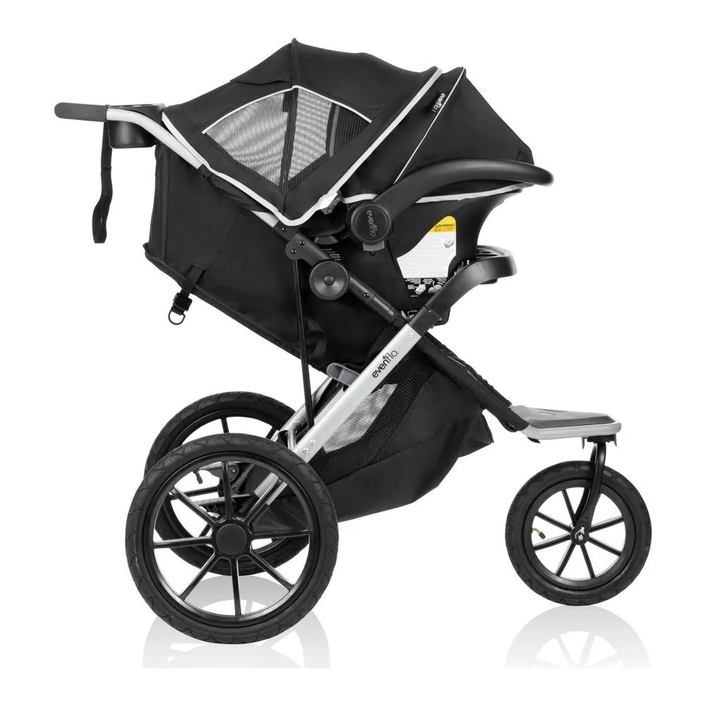 Evenflo Victory Plus Jogging Travel System with LiteMax Infant Car Seat - Gray Scale