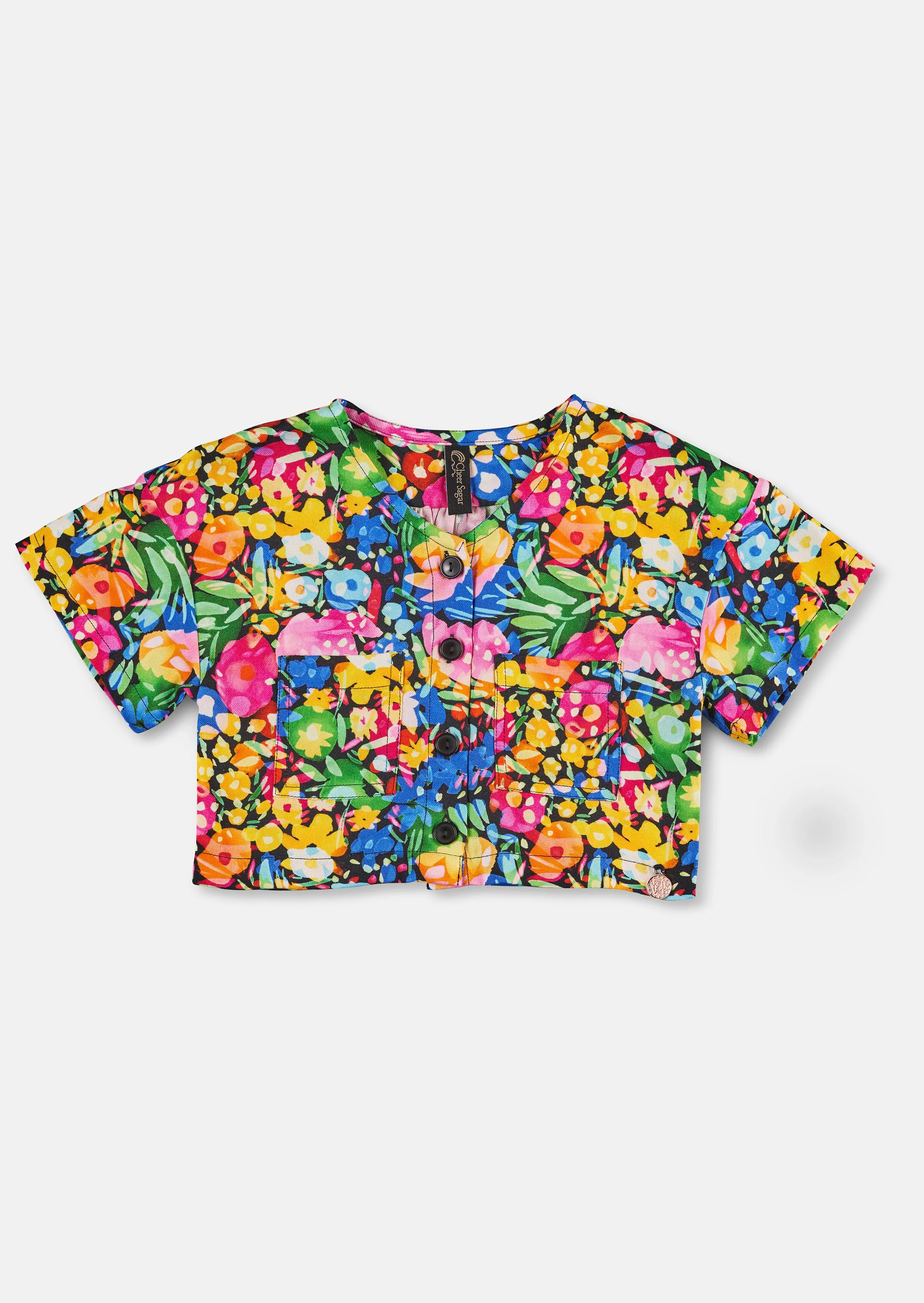 Evita Woven Print Top