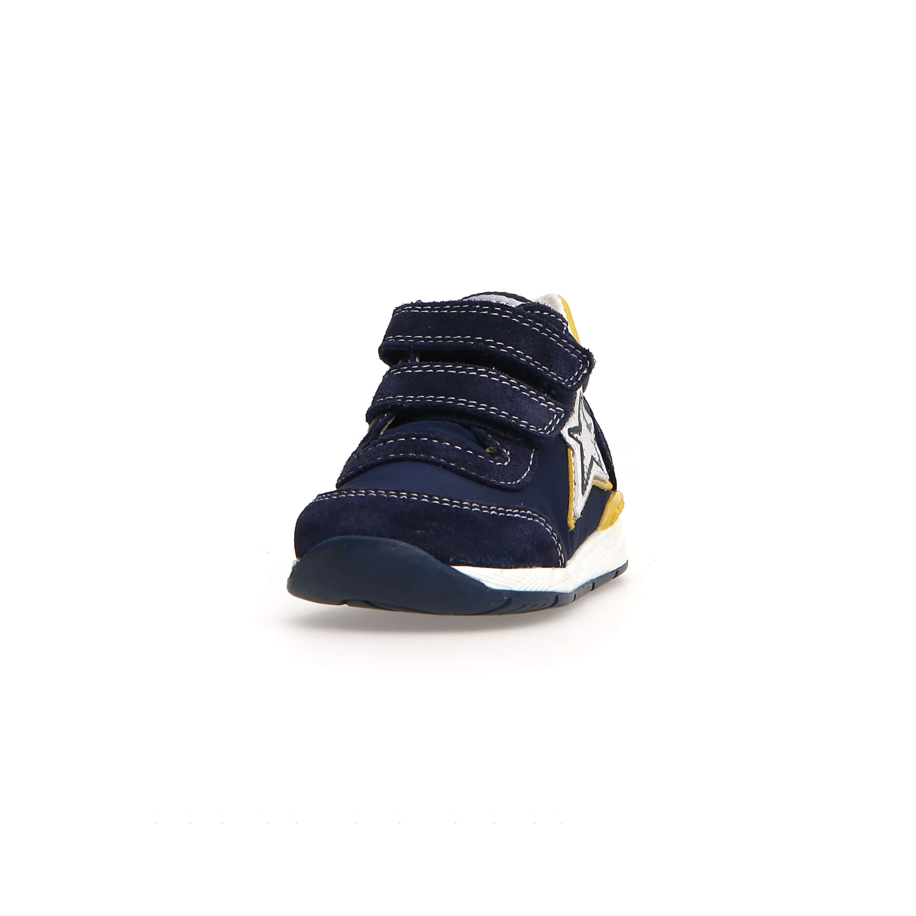 FALCOTTO - New Ferdi Boys Navy Suede Star Sneakers