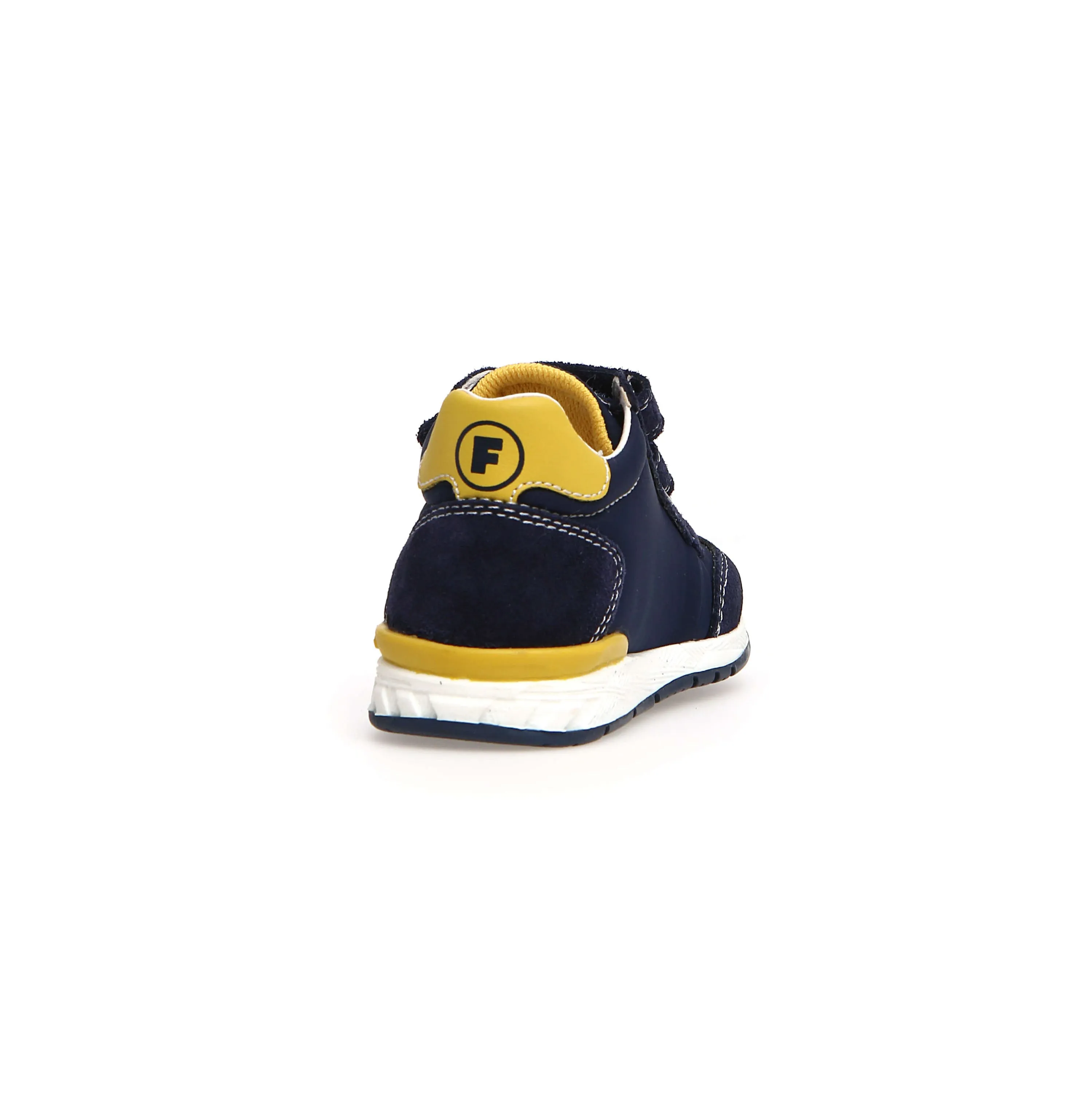 FALCOTTO - New Ferdi Boys Navy Suede Star Sneakers