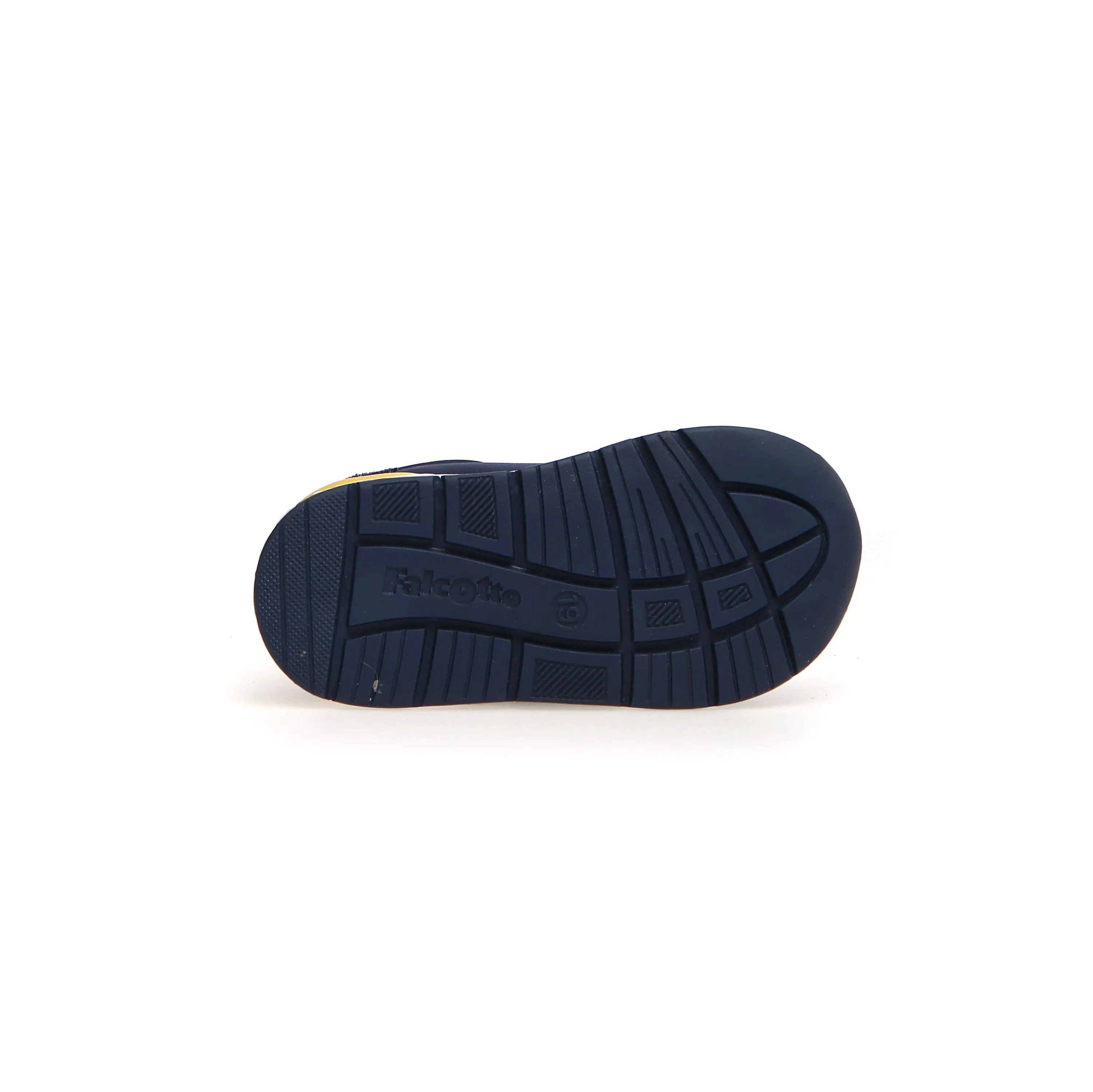 FALCOTTO - New Ferdi Boys Navy Suede Star Sneakers