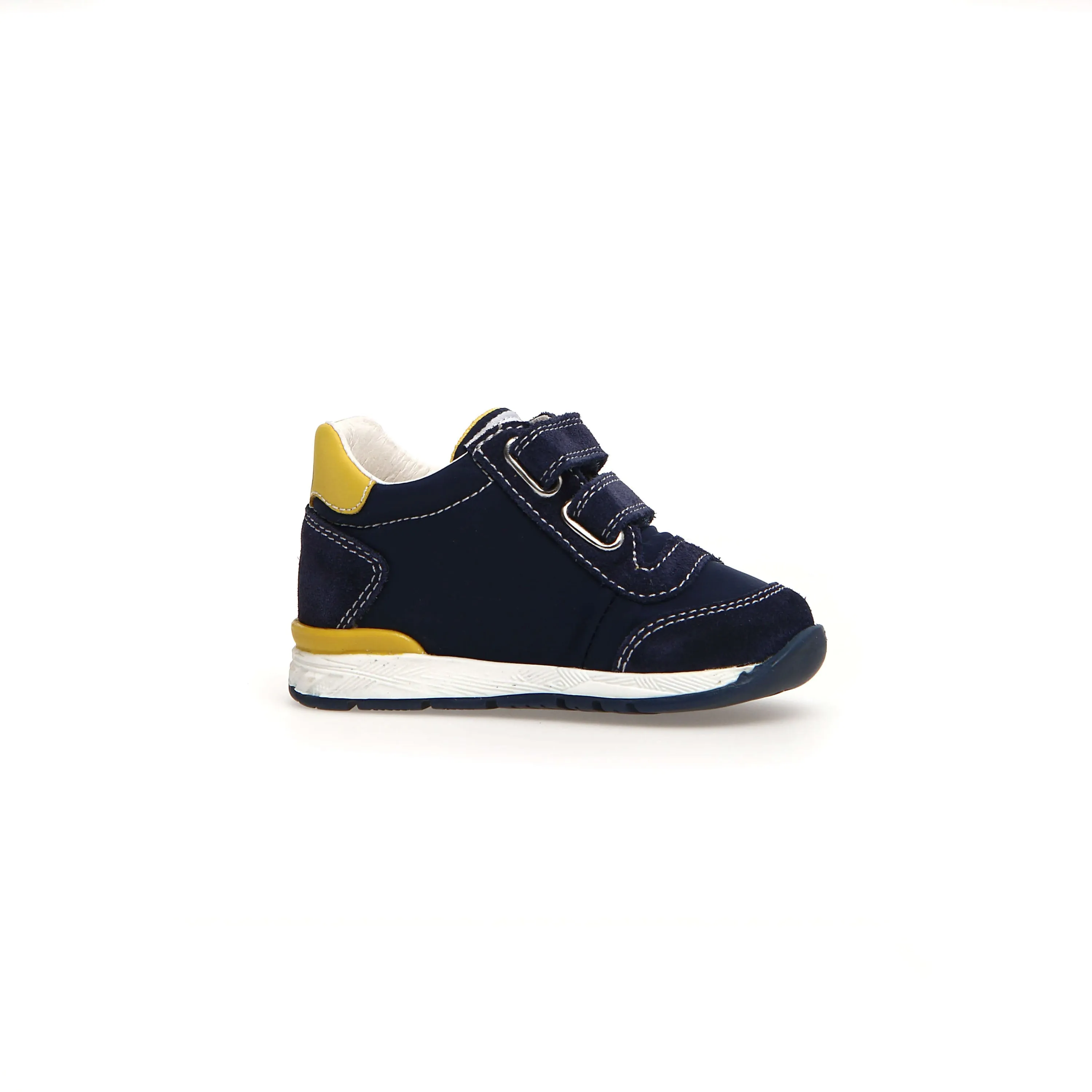 FALCOTTO - New Ferdi Boys Navy Suede Star Sneakers
