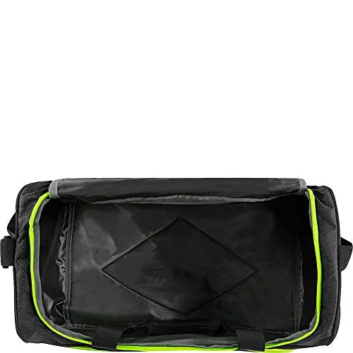 Fila Lasers Small Sports Duffel Bag Gym, Black/Blue One Size