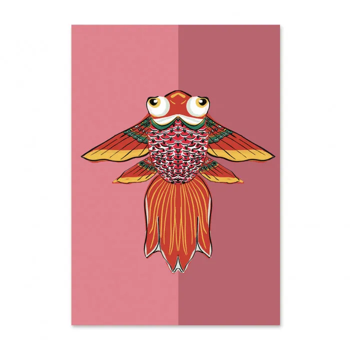 Fish Kite Card By Lion Rock Press