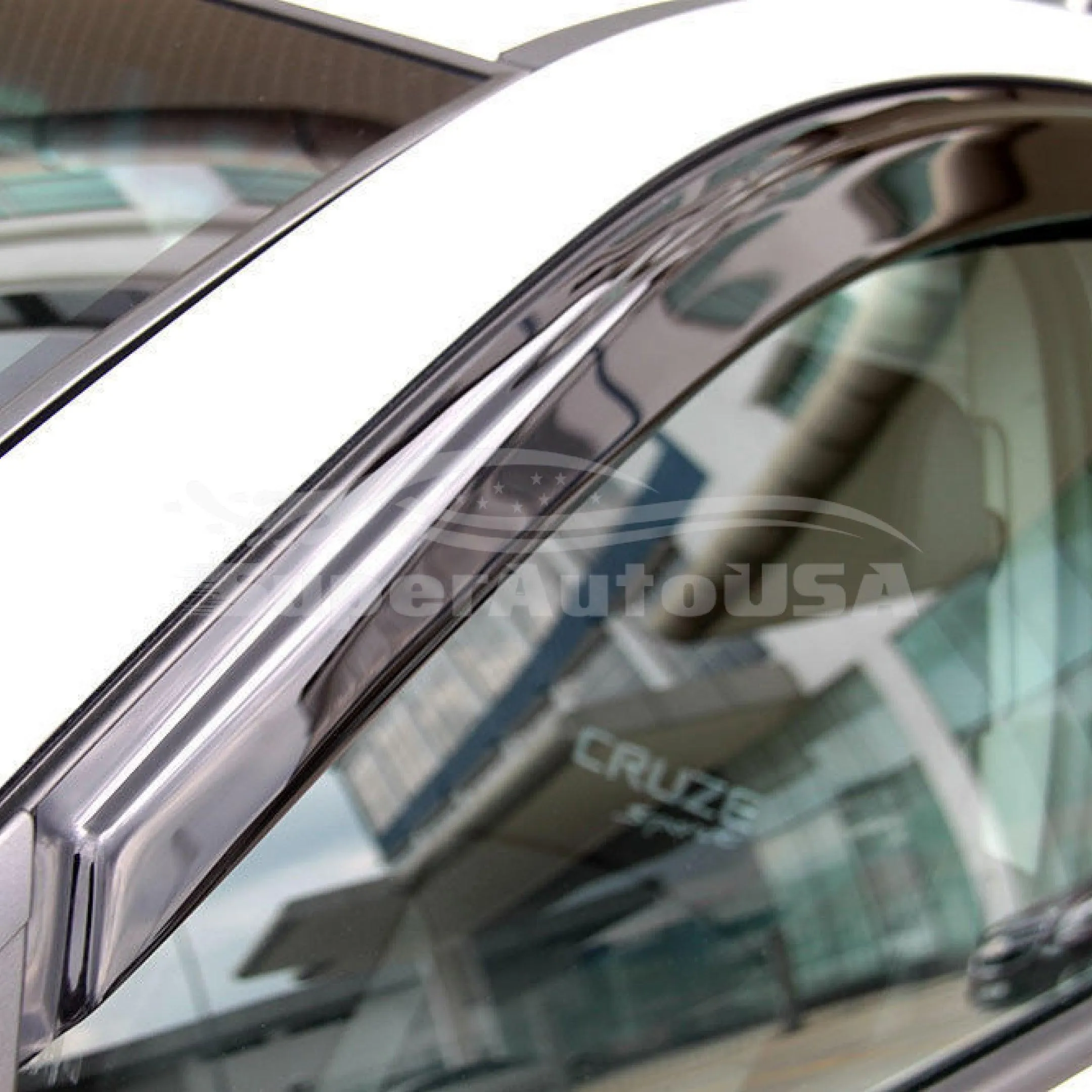 Fit 2016-2024 Nissan Kicks Out-Channel Vent Window Visors Rain Sun Wind Guards Shade Deflectors