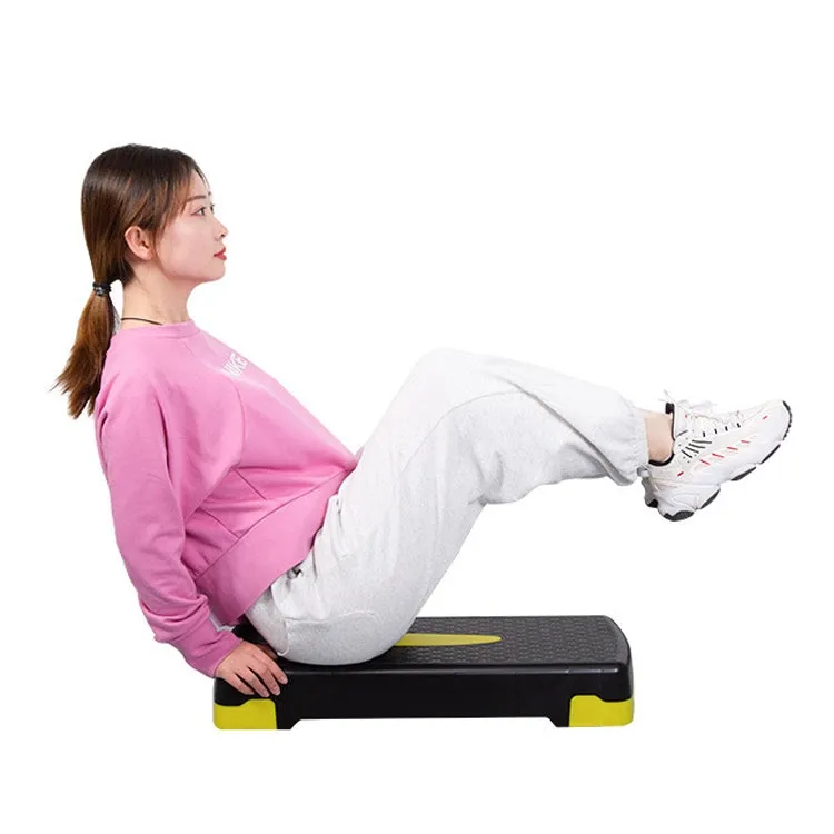 Fitness Pedal Rhythm Pedal Adjustable Sports Yoga Fitness Aerobics Pedal, Size: 78 x 30 x 10 cm( Black   Green)