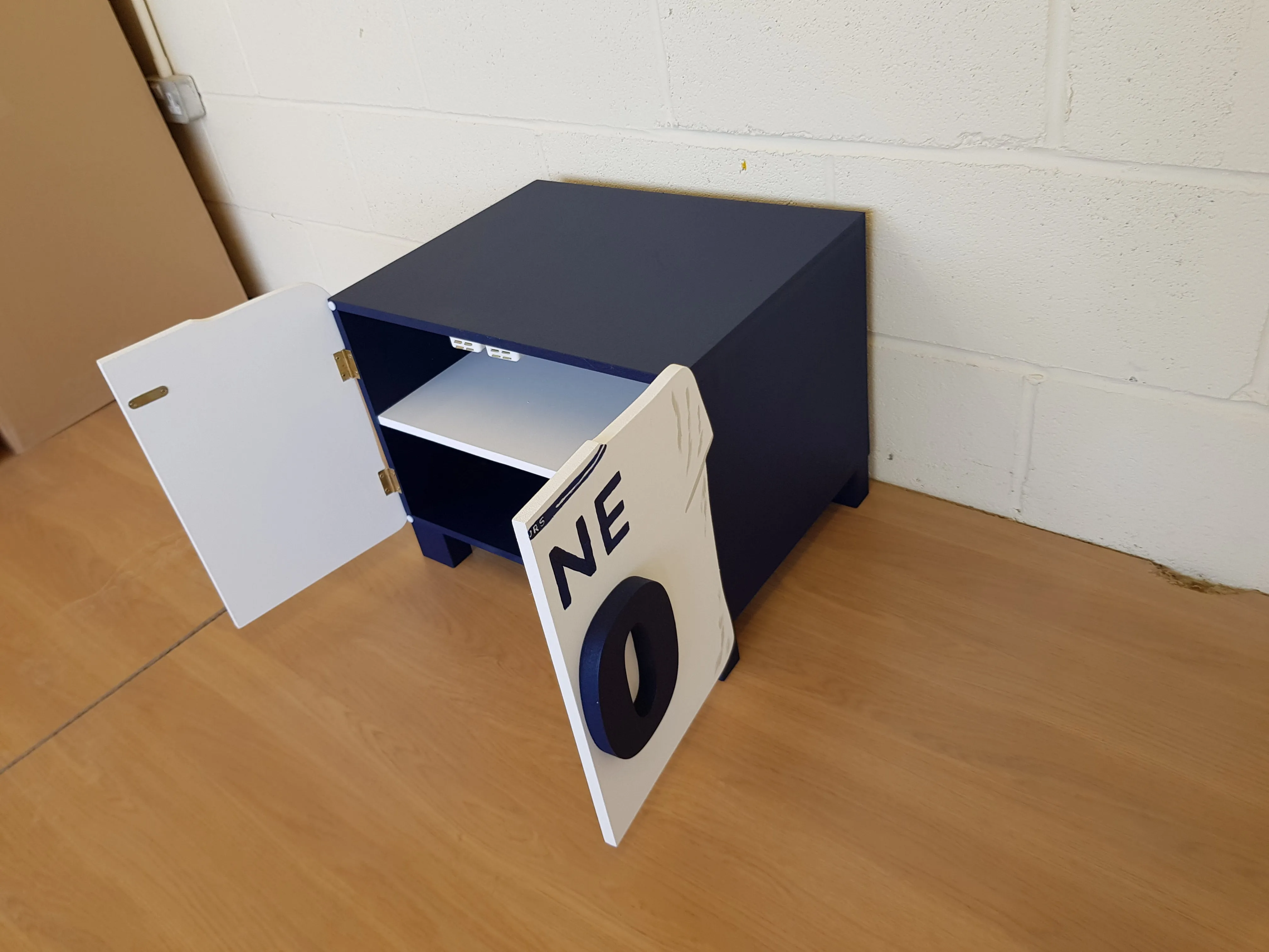 Football Shirt Storage Cabinet - Holds 4no pairs of trainers