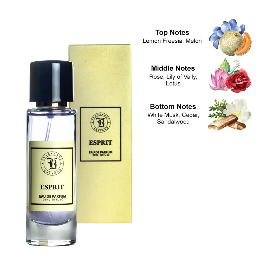 Fragrance & Beyond Fusion Aqua and Esprit Eau De Parfum Combo For Men and Women 30ml each