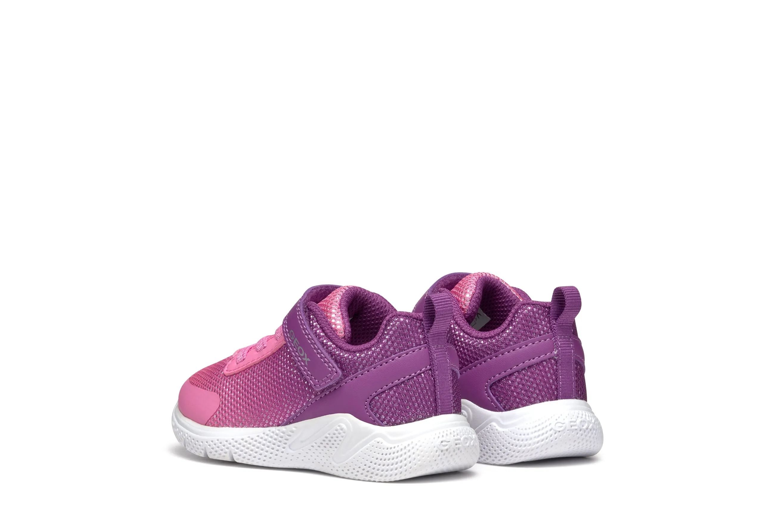 Geox Sprintye Girls Purple Dark Pink Trainer