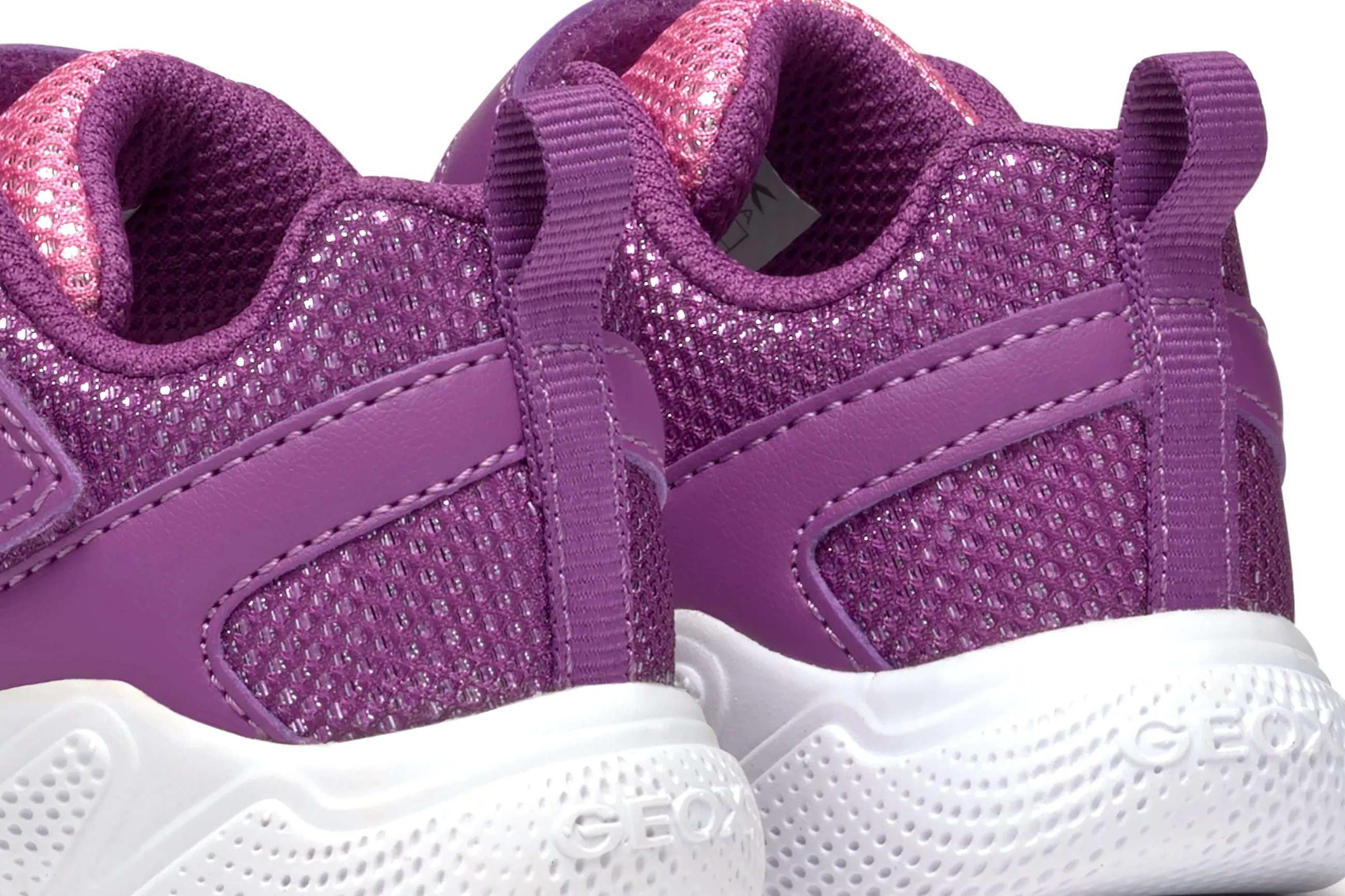 Geox Sprintye Girls Purple Dark Pink Trainer