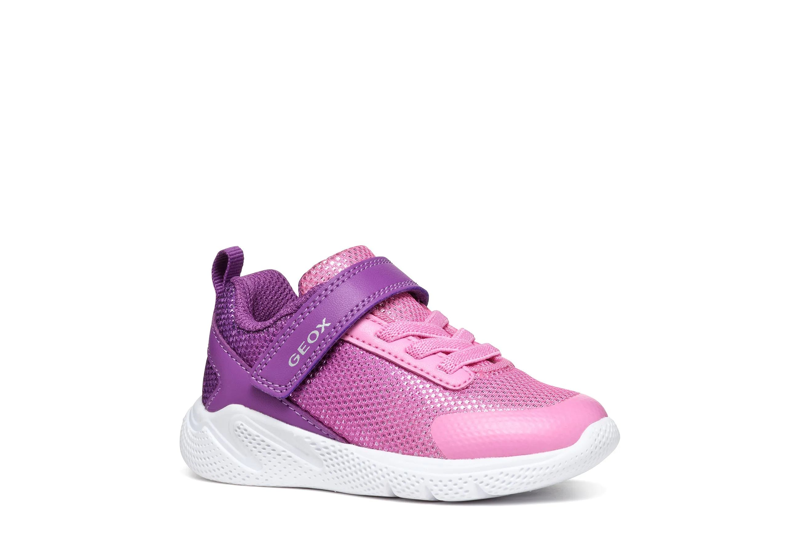 Geox Sprintye Girls Purple Dark Pink Trainer