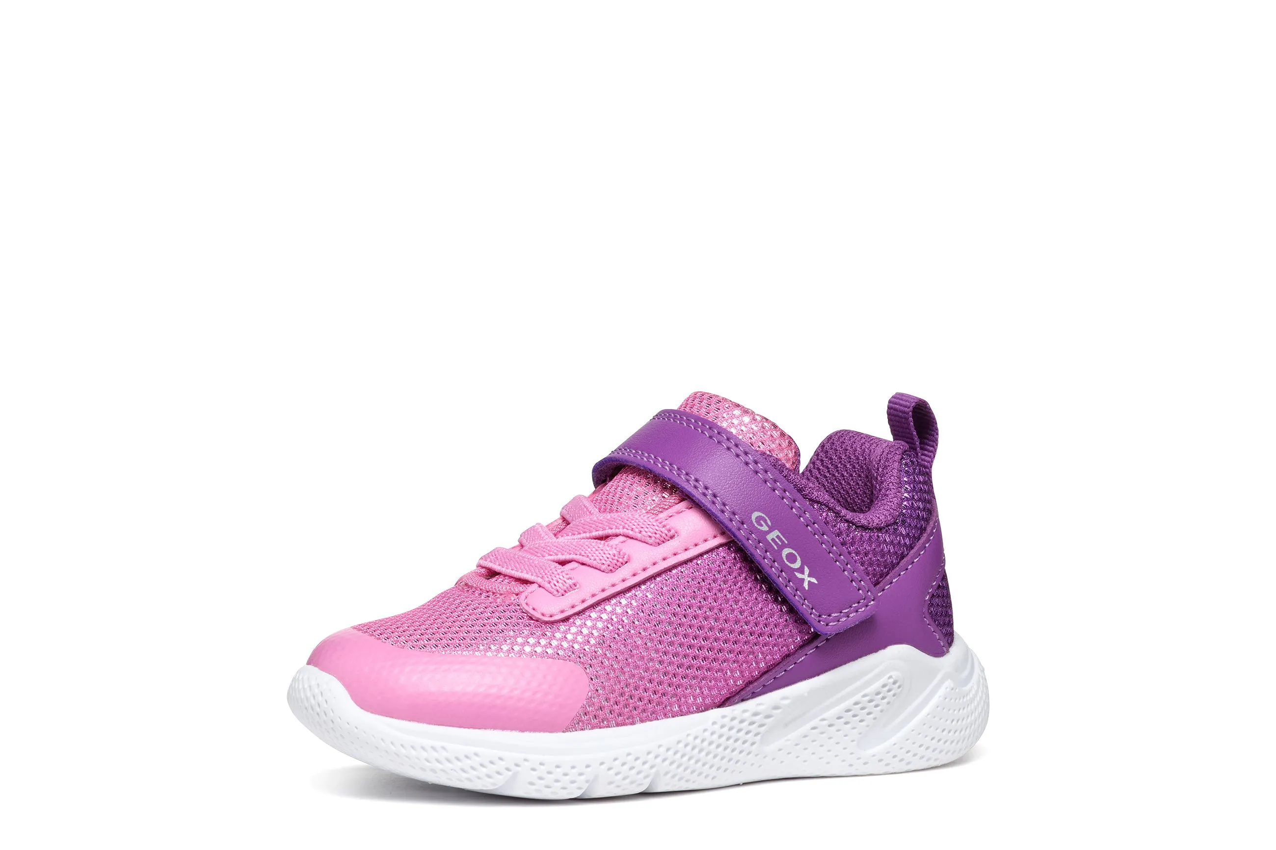 Geox Sprintye Girls Purple Dark Pink Trainer
