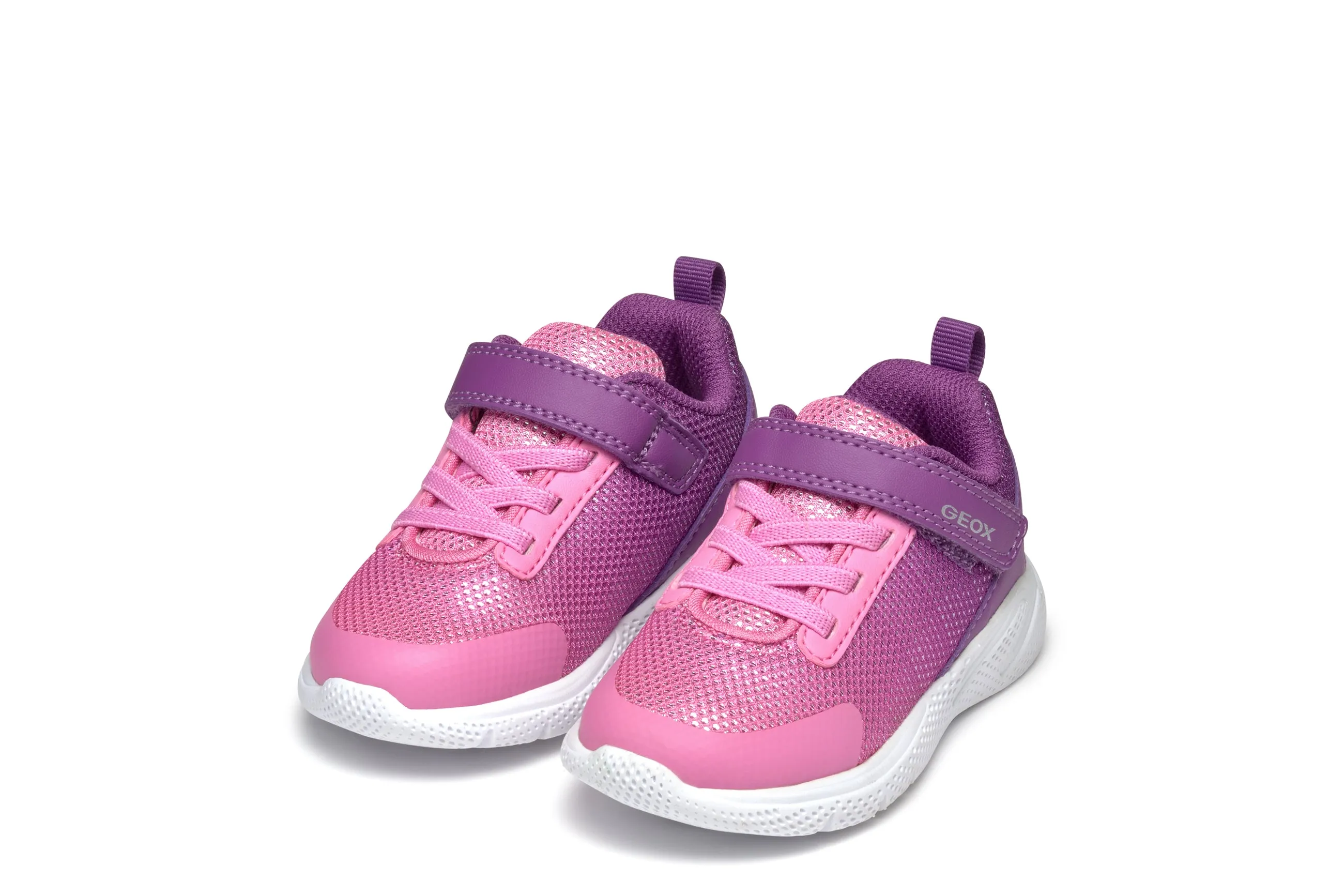 Geox Sprintye Girls Purple Dark Pink Trainer