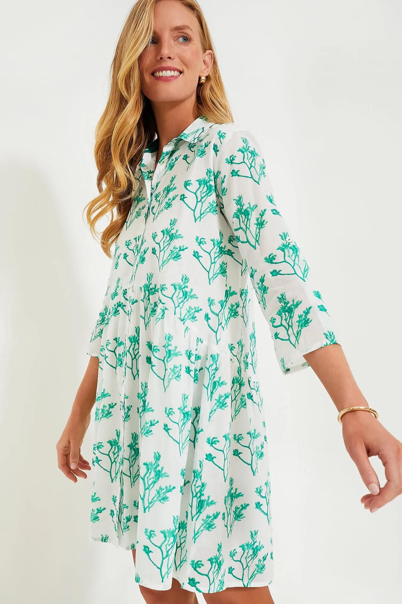 Green Katano Deauville Short Dress