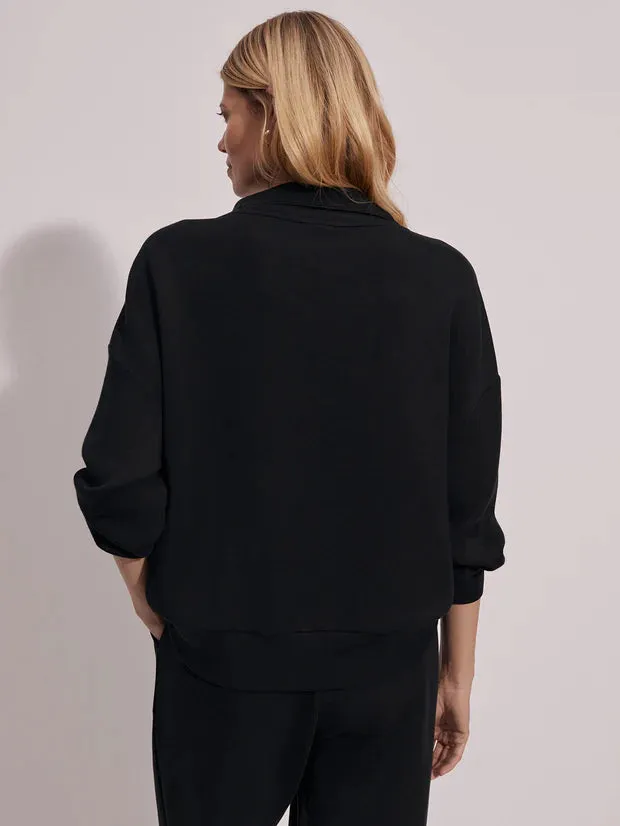 Hawley Half-Zip Sweat Black
